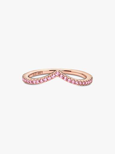 Bague Rose Scintillante Vœu Pandora Timeless