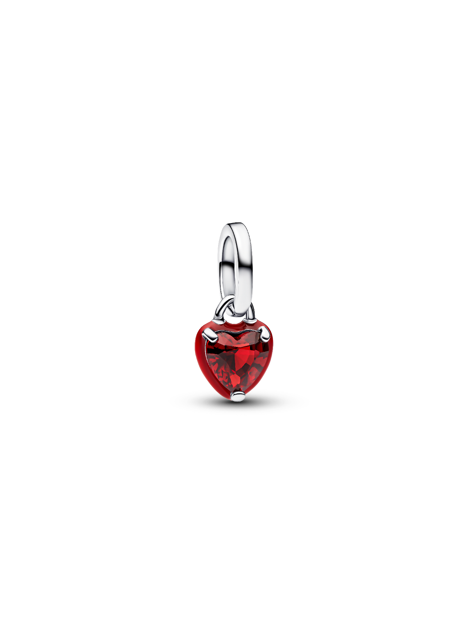 Mini Charm Pendant Cœur Chakra Rouge