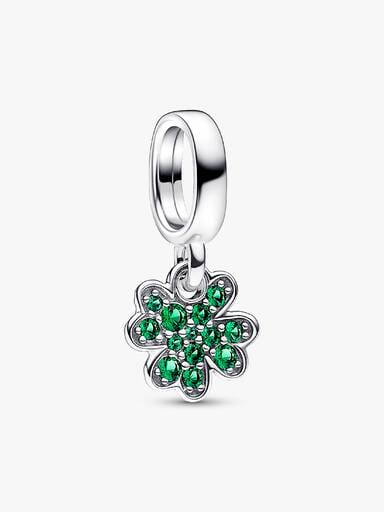 Charm Pendant Trèfle à Quatre Feuilles