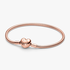 Bracelet Maille Serpent Fermoir Cœur Bracelet Maille Serpent Fermoir Cœur