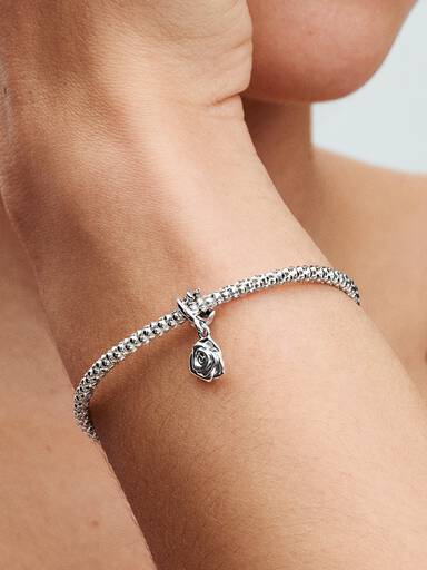 Charm Pendant Rose en Fleur