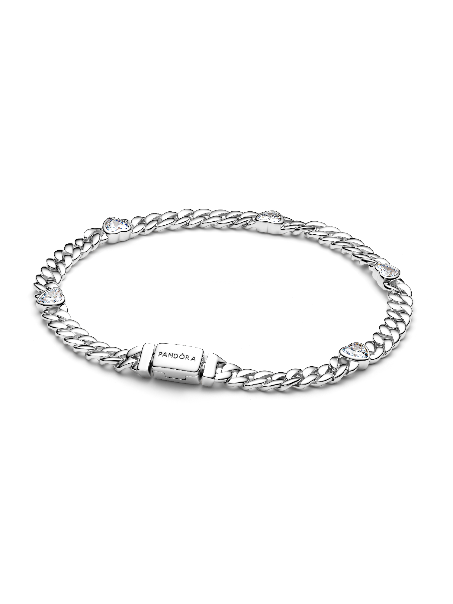 Bracelet Maille Cubaine Cœur