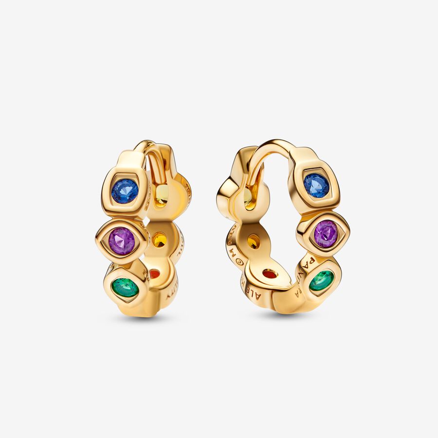 Boucles Infinity acier doré or : Acheter les plus belles boucles d'oreilles  pas chères de la nouvelle collection