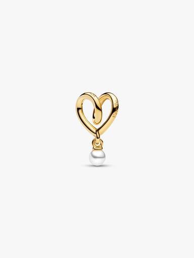 Charm Cœur Enveloppant Doré