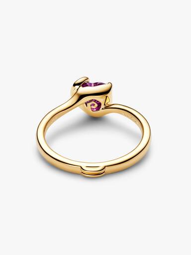 Bague Disney L’Étrange Noël de Monsieur Jack Cœur de Sally Violet Dorée