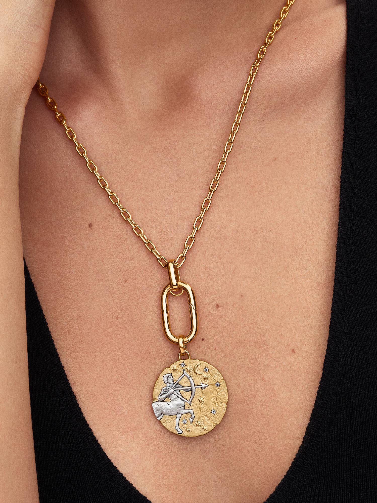 Charm Médaillon XL Signe du Sagittaire