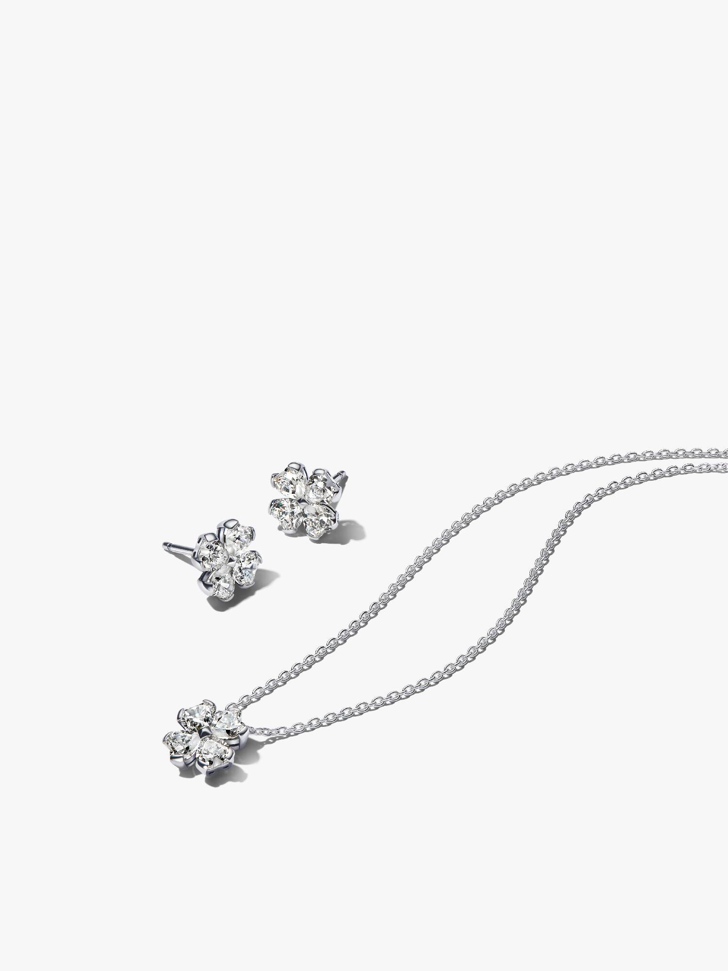 Coffret Cadeau Trèfle à Quatre Feuilles Scintillant Pandora Timeless