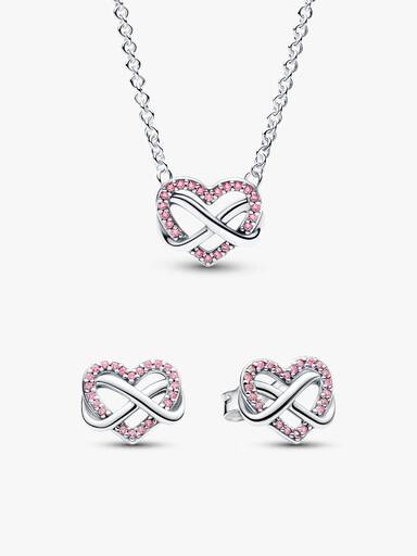 Coffret Cadeau Cœur de l’Infini Rose Scintillant