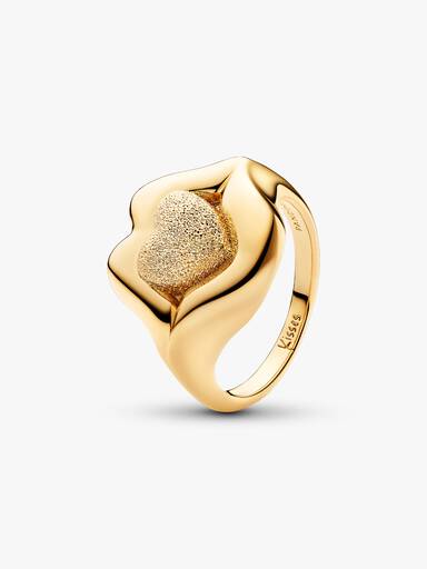 Bague Cocktail Lèvres Dorée Pat McGrath