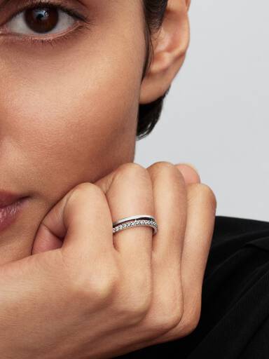 Bague Anneau Double
