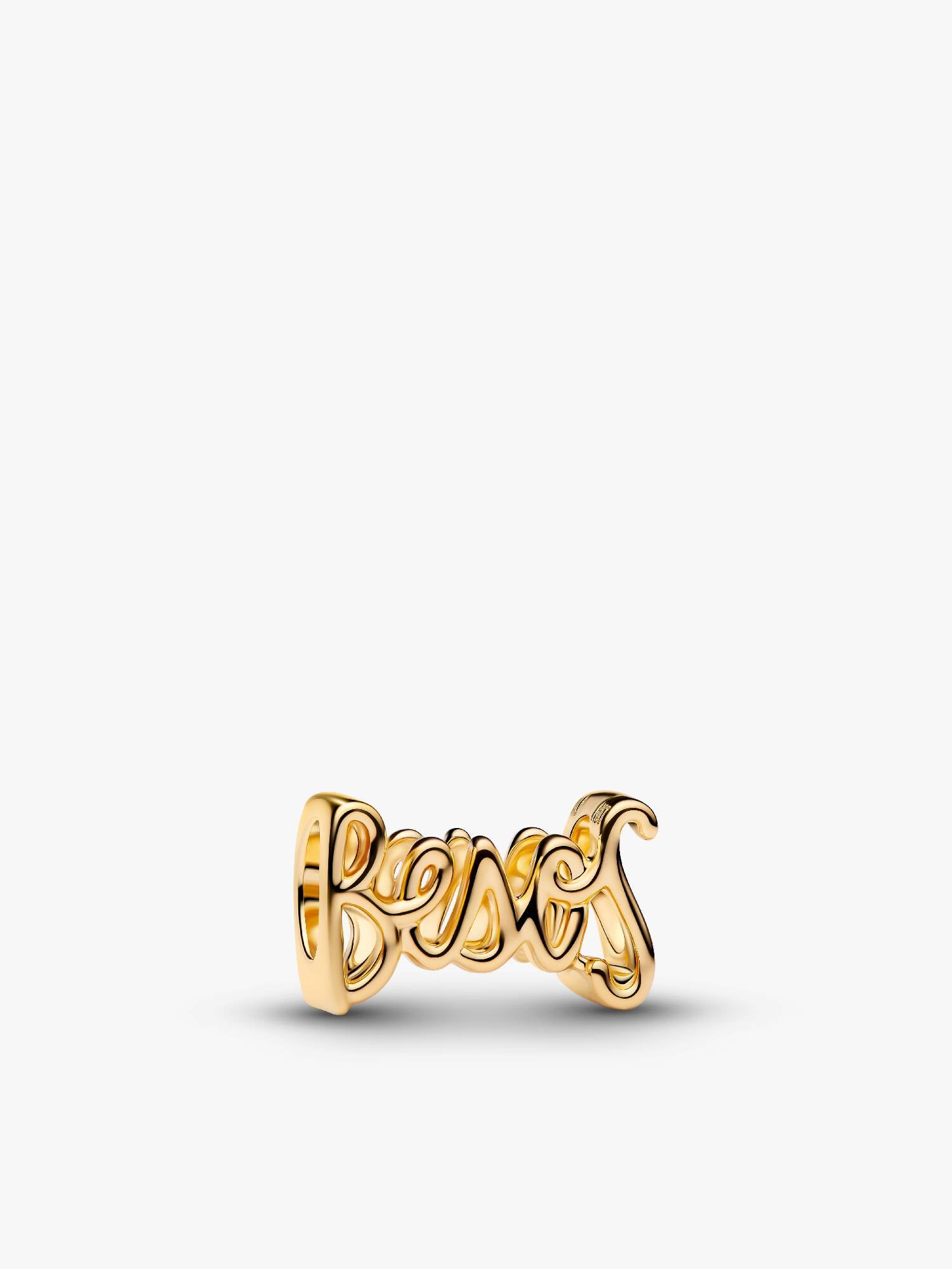 Charm Besos Manuscrit Doré