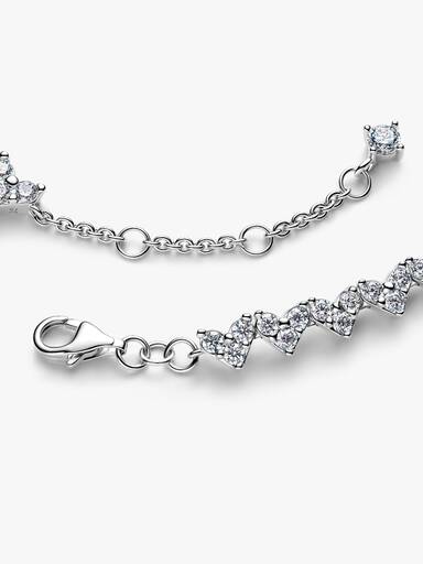 Bracelet Cœurs Trios de Pierres