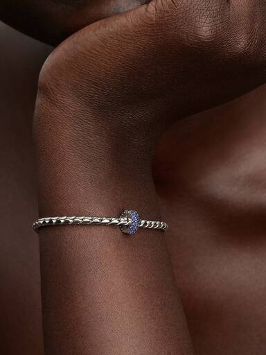 Charm Clip Pierres Bleu Roi