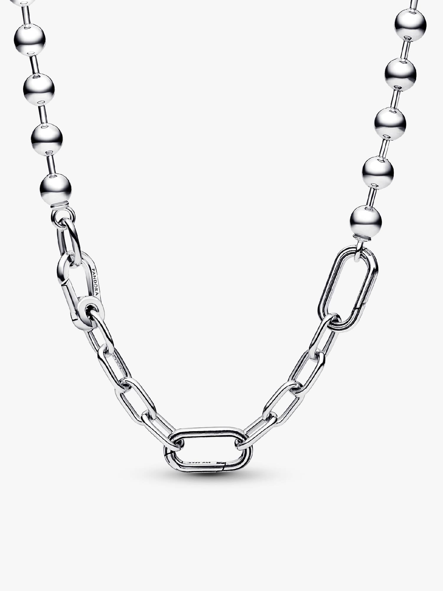 Collier Link & Sphère Métallique Pandora ME