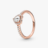 Bague Cœur Surélevé Scintillant Bague Cœur Surélevé Scintillant