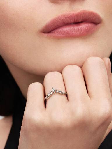 Bague Diadème Étoilé