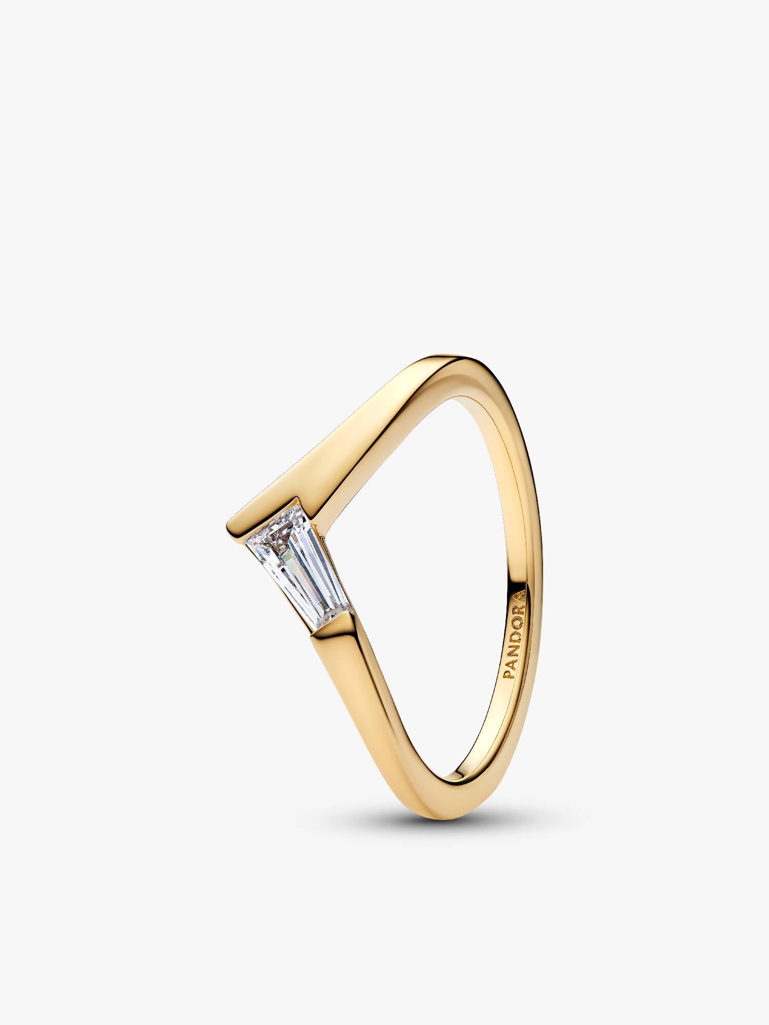 Bague Diadème et Baguette Dorée