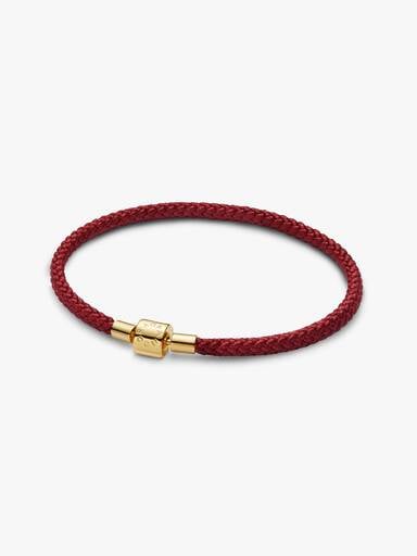 Bracelet Cordon Rouge Scintillant
