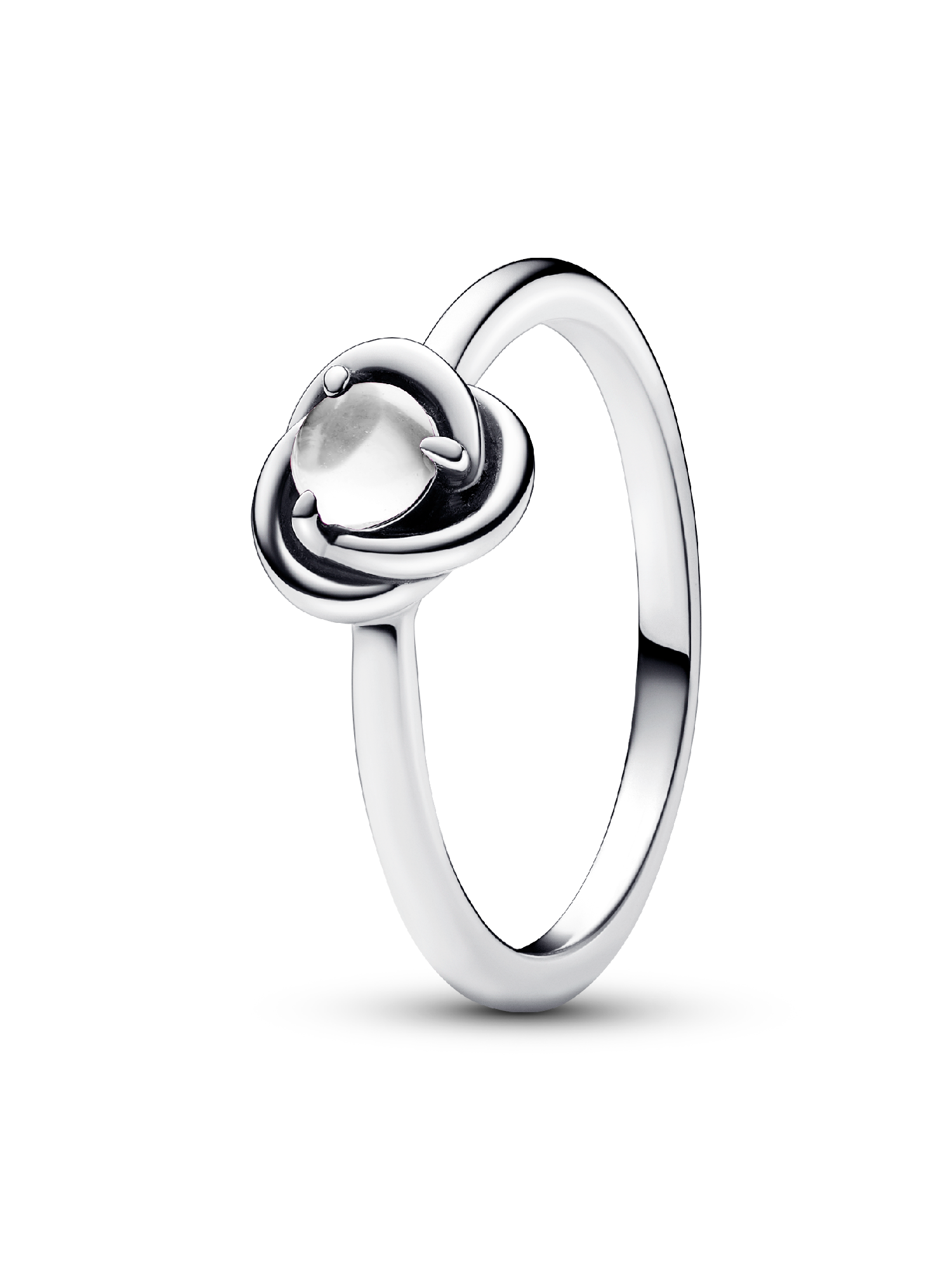 Bague Cercle Éternité Couleur de Naissance du Mois d'Avril
