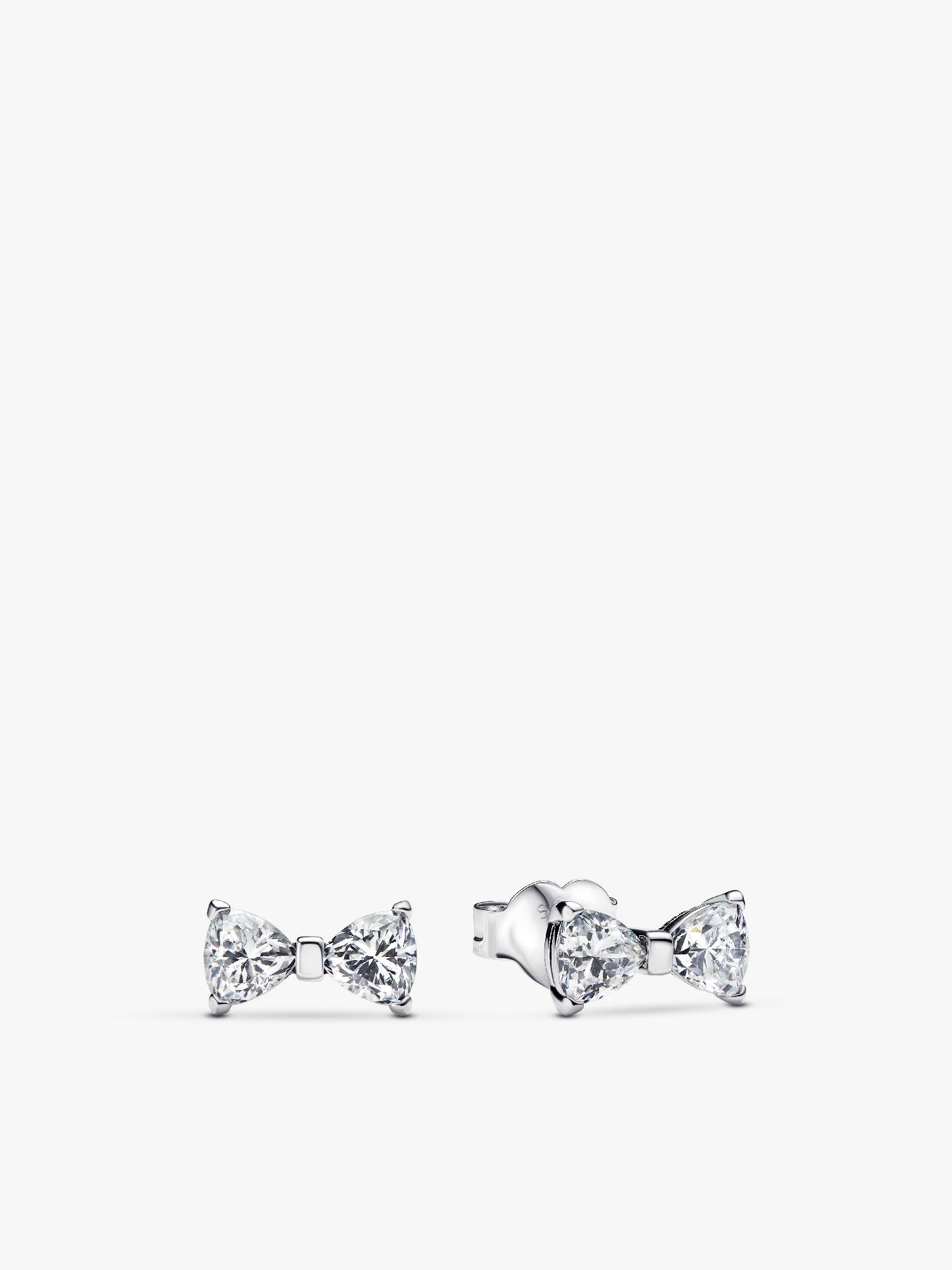Petits Clous d'Oreilles Nœud Scintillant