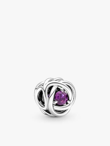 Coffret Cadeau Bracelet de l’éternité Cercle de la pierre de naissance de février