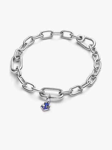Mini Charm Pendant Ancre Bleue