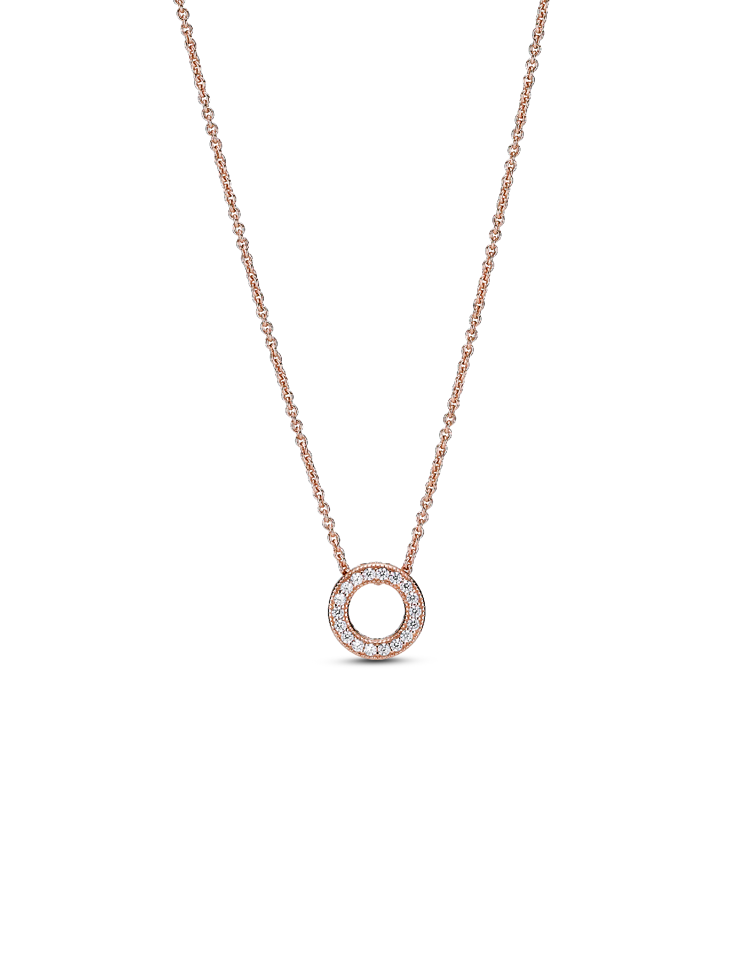 Collier Cercle Pavé Signature Pandora