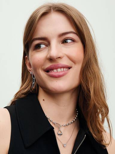 Collier Link & Sphère Métallique Pandora ME