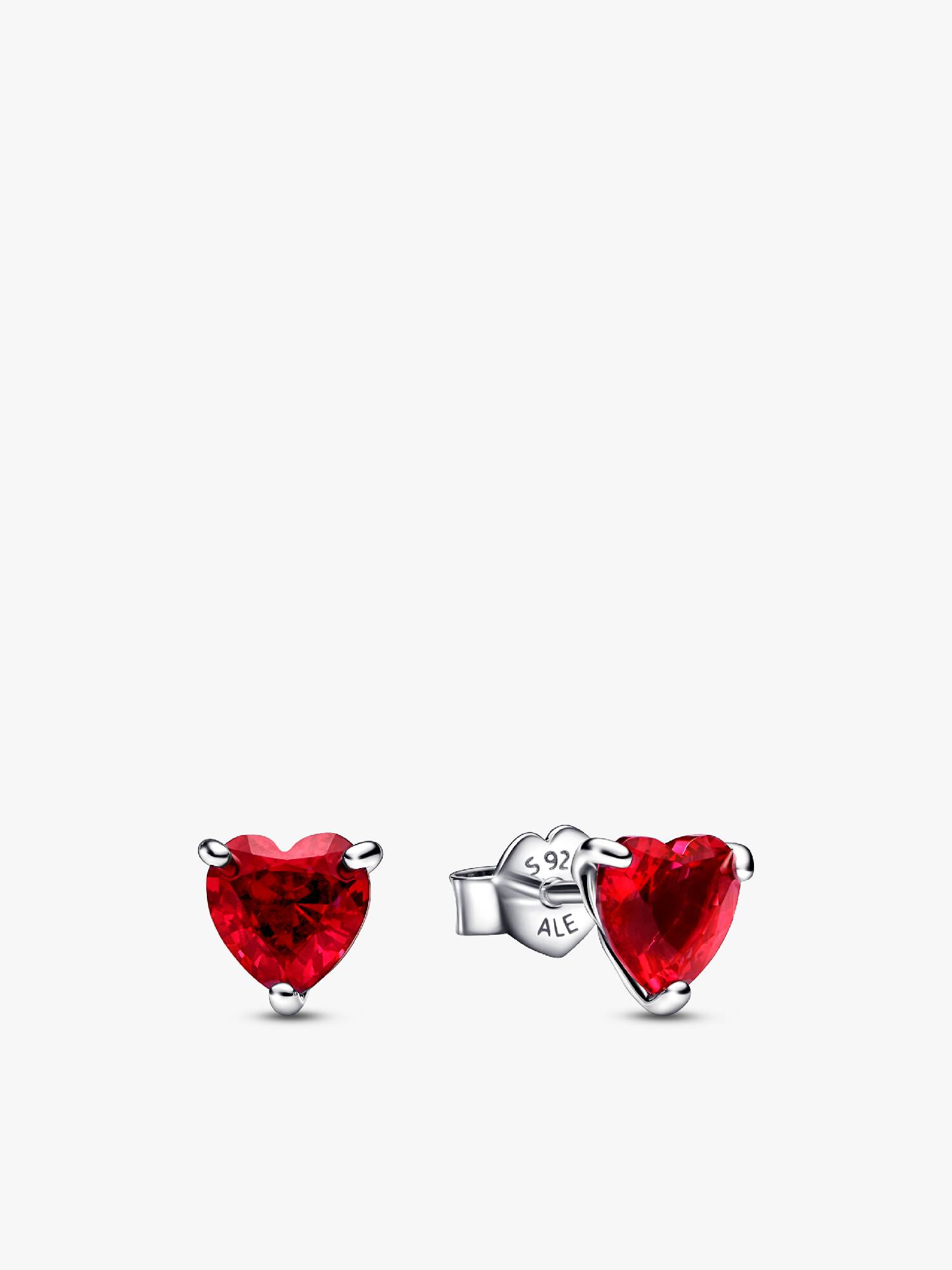 Clous d’Oreilles Cœur Rouge