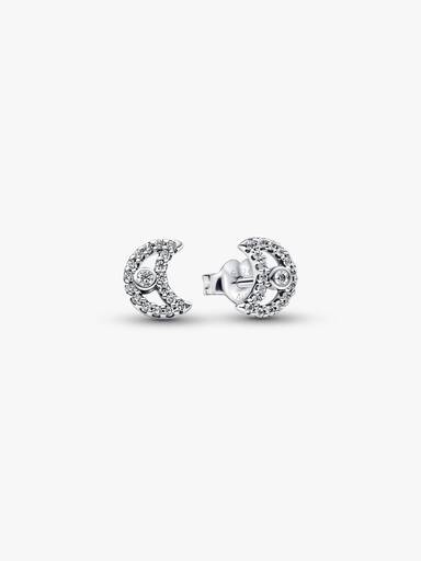Clous d'Oreilles Lune Scintillants