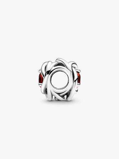 Charm Cercle Éternité Rouge