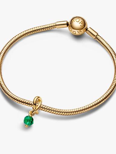 Charm Pendant Cercle Éternité Facetté Mai