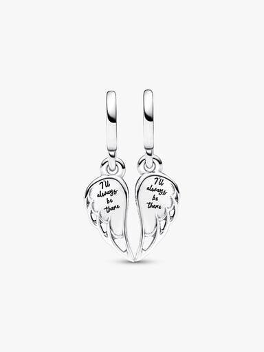 Charm Pendant Ailes d’Ange Séparables Scintillantes