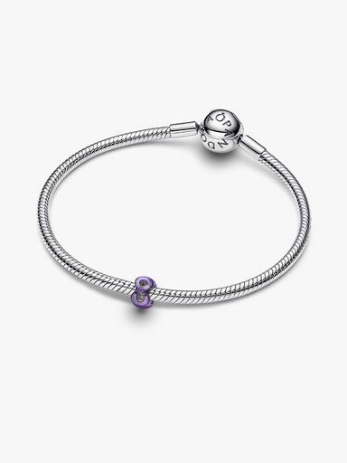 Mini Charm Symbole de l’Infini Violet