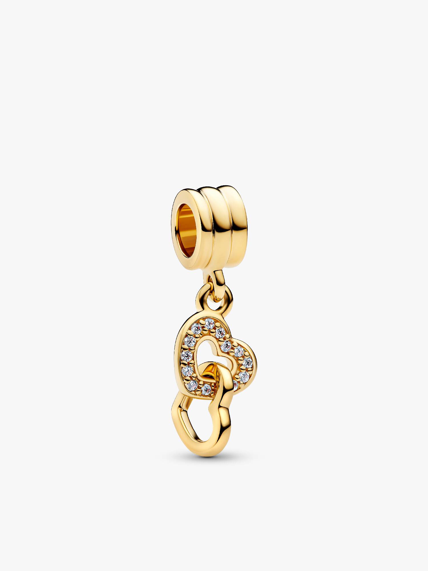 Charm Pendant Cœurs Entrelacés