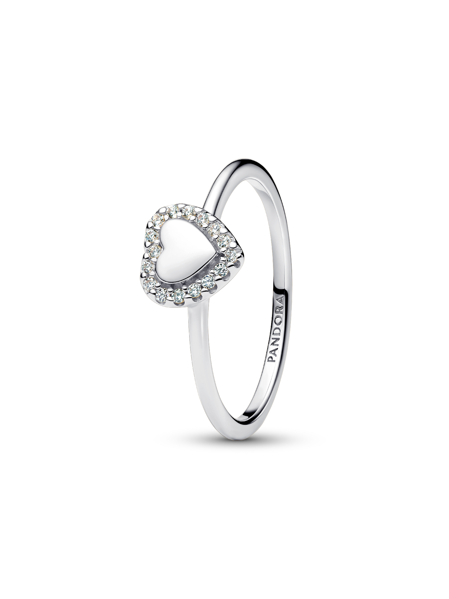 Bague Halo Cœur Gravable