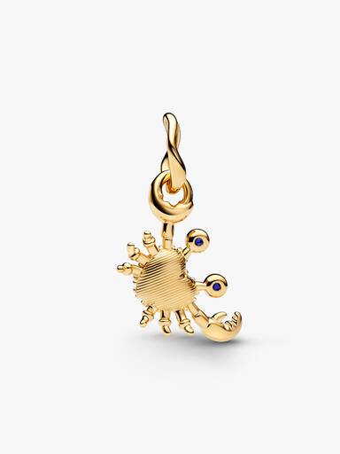 Charm Pendant Crabe Doré