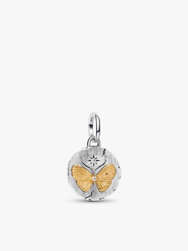Collier Composé Médaillon Papillon