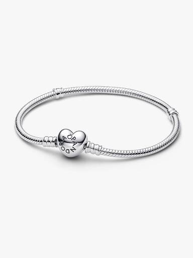 Bracelet Cœur & Maille Serpent Moments