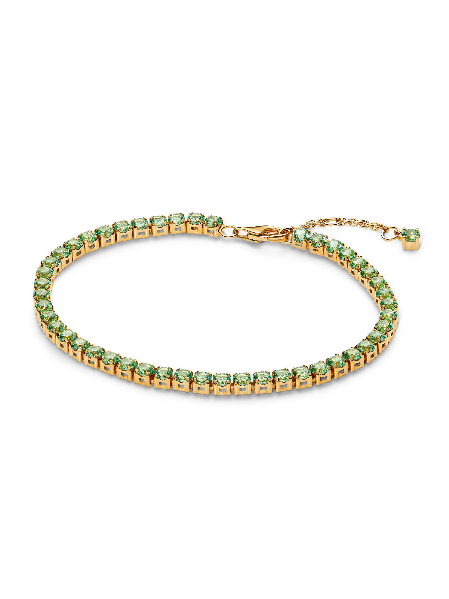 Bracelet Rivière Vert Scintillant