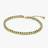 Bracelet Rivière Vert Scintillant Bracelet Rivière Vert Scintillant