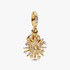 Charm Pendant Double Feu d'Artifice Scintillant Charm Pendant Double Feu d'Artifice Scintillant