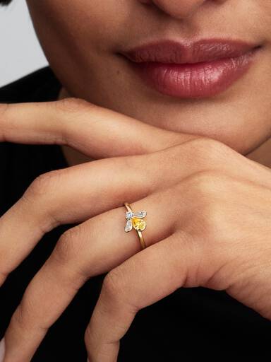 Bague Abeille Dorée