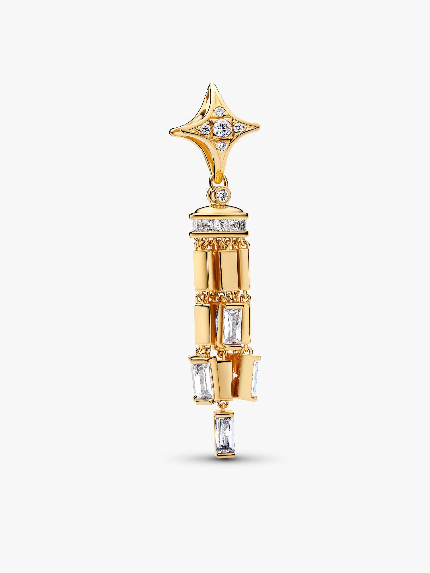 Charm Pendant Étoile Filante Doré