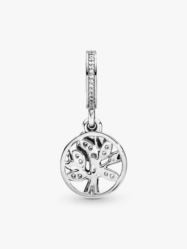 Charm pendentif arbre de vie scintillant