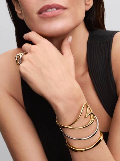 Bracelet Jonc Cœur Organique