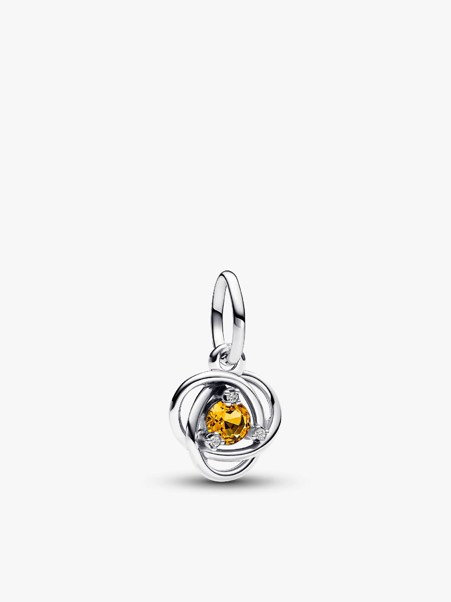 Charm Pendant Cercle Éternité Miel