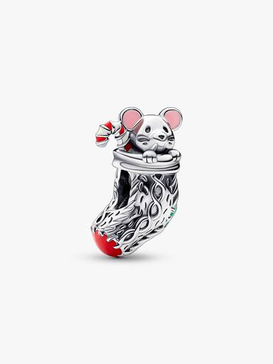 Charm Festif Souris & Chaussette