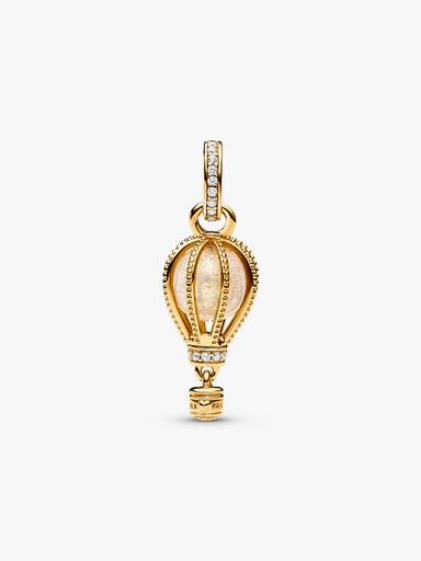 Charm Pendant Montgolfière Incolore Scintillant