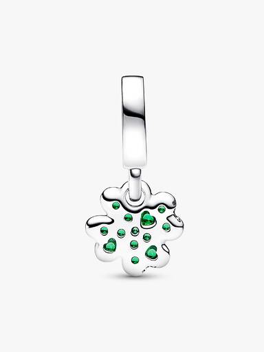 Charm Pendant Trèfle à Quatre Feuilles